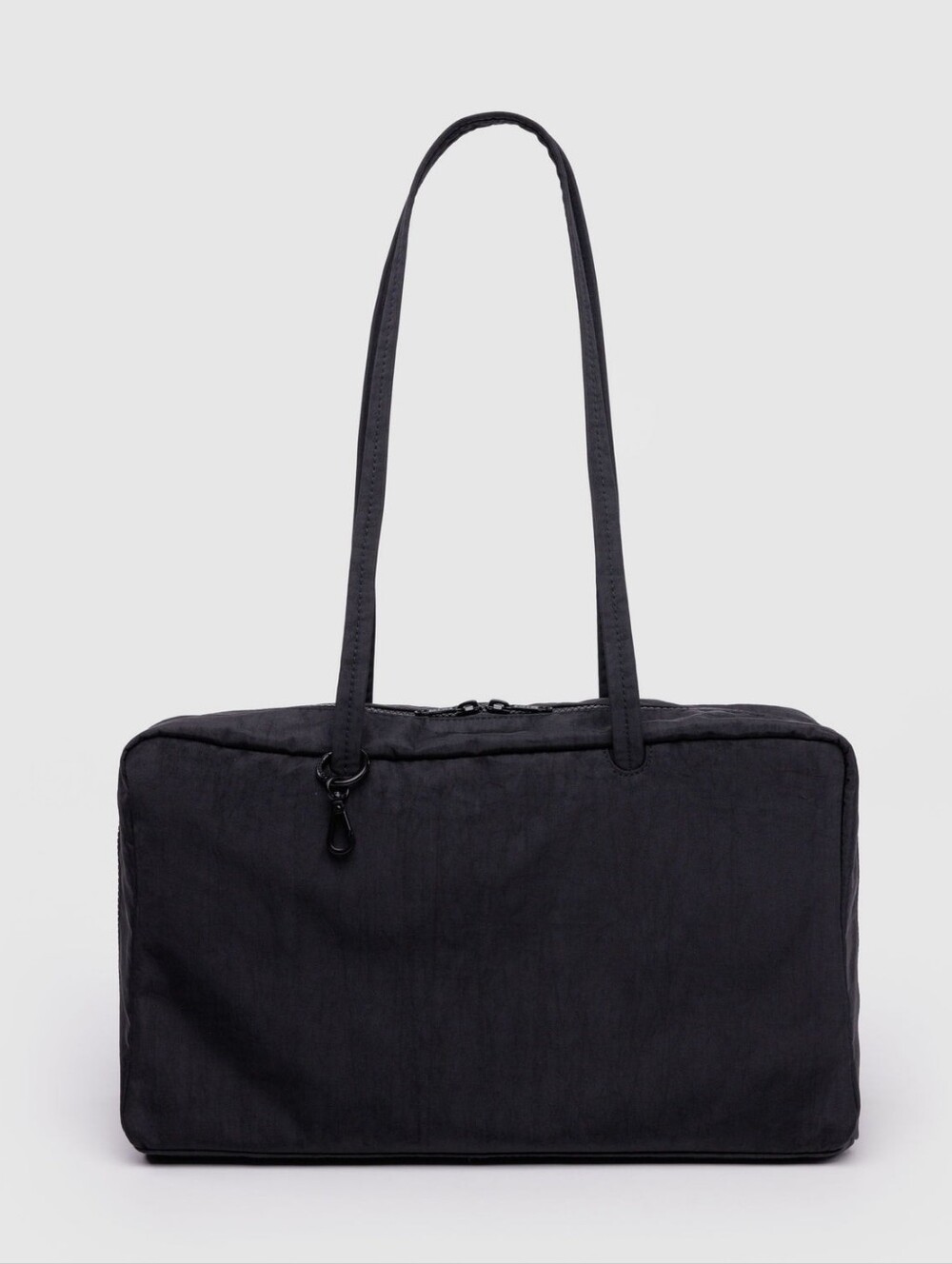 Baggu Medium Nylon Bowler Bag (black) - Picture 2 of 7